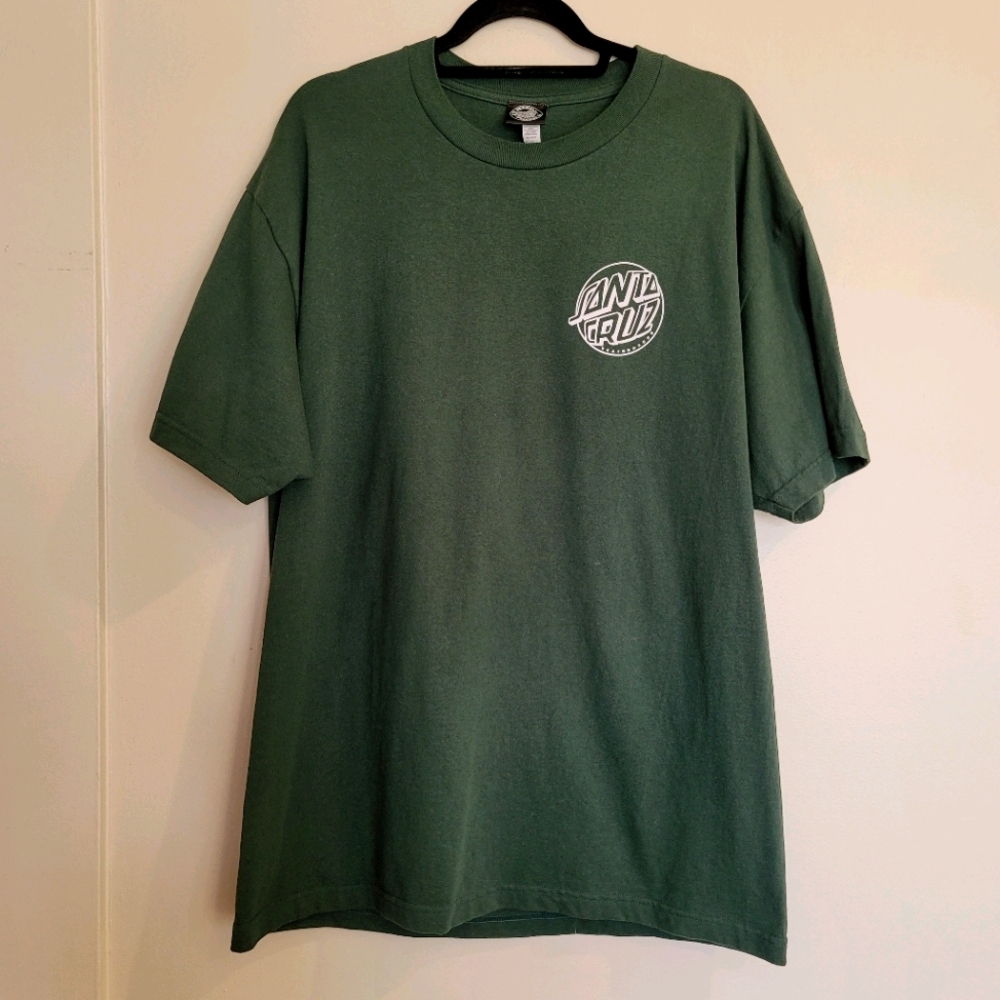 SANTA CRUZ SKATEBOARDS Hunter Green graphi…